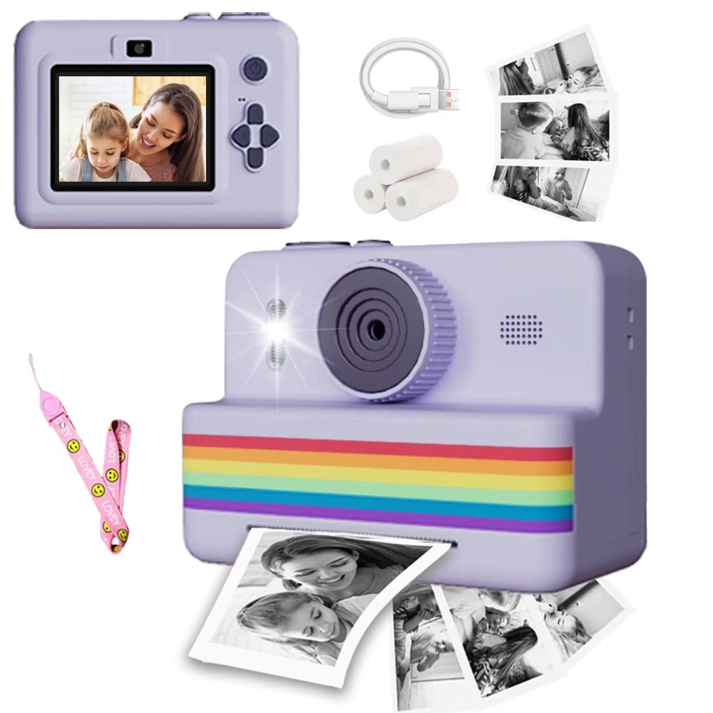 Digital Children Camera Mini Printer Portable Thermal Instant Print Photo - Chic Cart