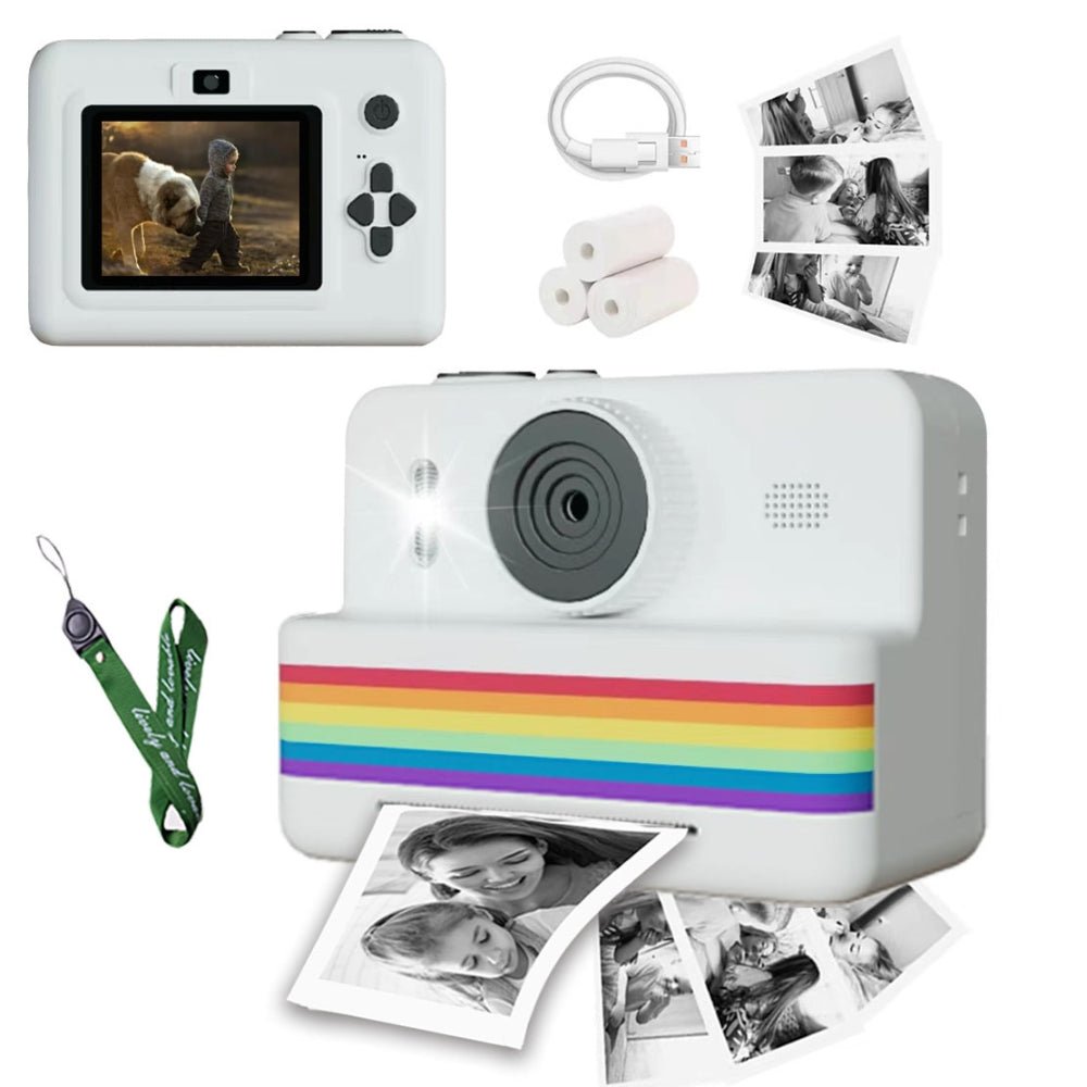 Digital Children Camera Mini Printer Portable Thermal Instant Print Photo - Chic Cart