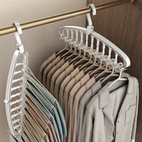 Rotating Folding Clothes Hanger Closet Organizer Storage Hangers - Chic Cart