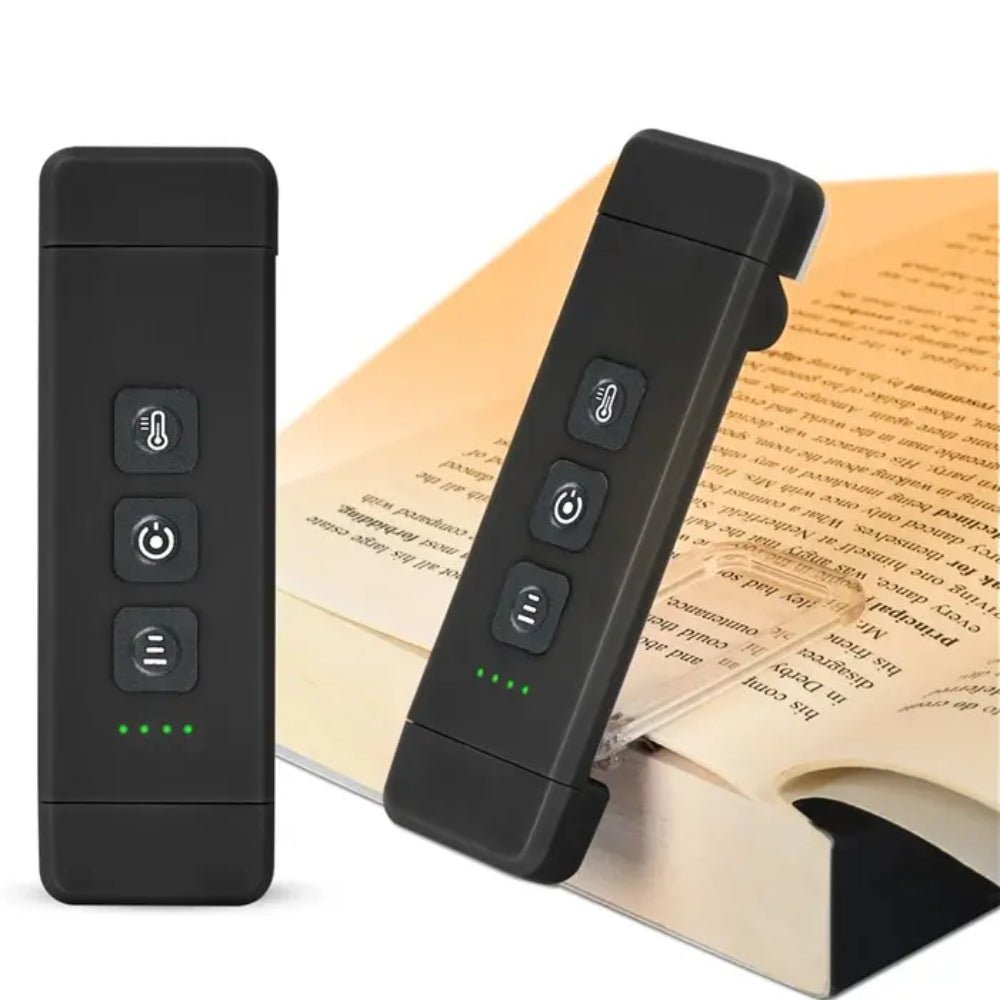 Portable USB Rechargeable Clip on Book Light with Timer - Chic Cart
