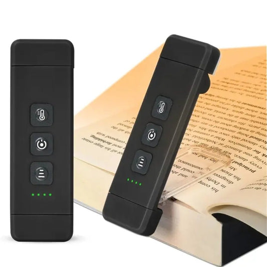 Portable USB Rechargeable Clip on Book Light with Timer - Chic Cart