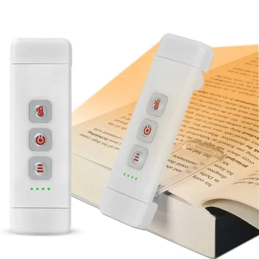 Portable USB Rechargeable Clip on Book Light with Timer - Chic Cart