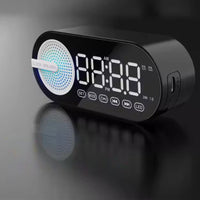 RGB Bluetooth Speaker Alarm Clock with TWS and Large Display - Chic Cart