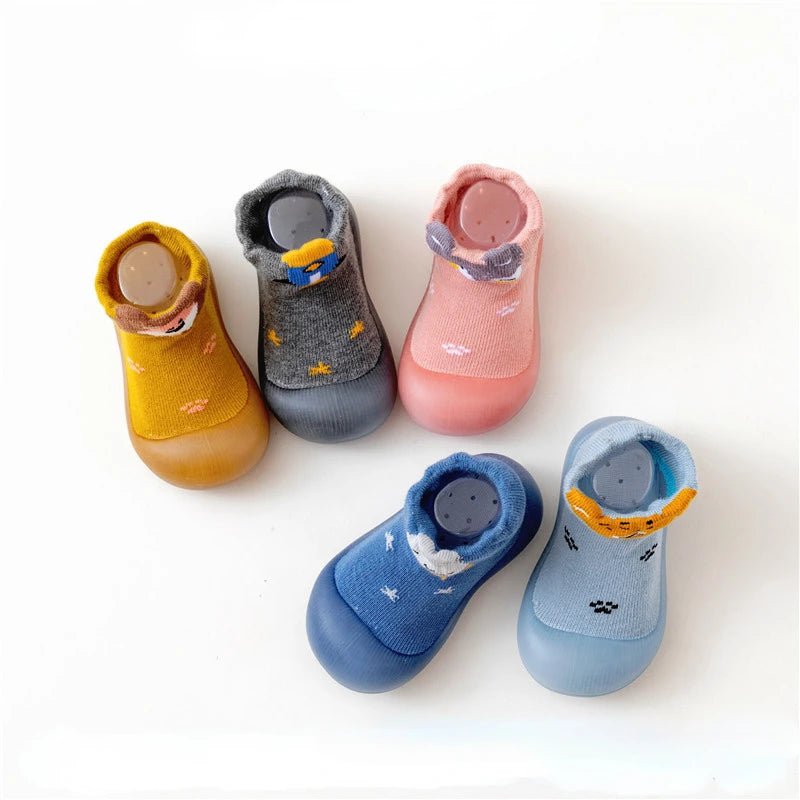 Baby Walking Shoes Soft Sole Non - slip Spring and Autumn Baby Socks Shoes Indoor and Outdoor Walking Breathable Shoes and Socks - Chic Cart