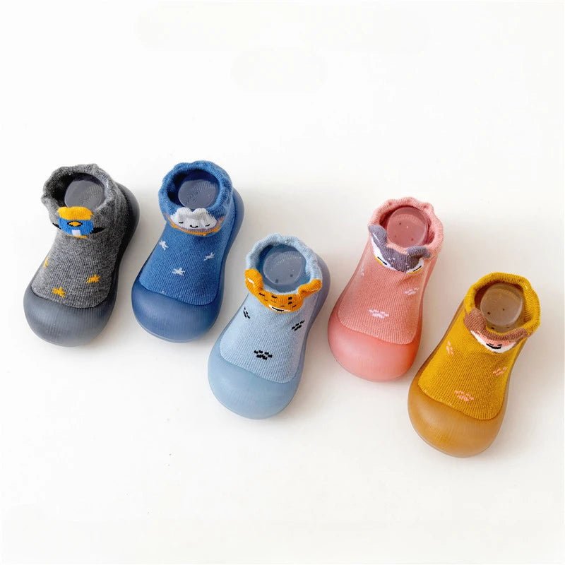 Baby Walking Shoes Soft Sole Non - slip Spring and Autumn Baby Socks Shoes Indoor and Outdoor Walking Breathable Shoes and Socks - Chic Cart