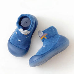 Baby Walking Shoes Soft Sole Non - slip Spring and Autumn Baby Socks Shoes Indoor and Outdoor Walking Breathable Shoes and Socks - Chic Cart