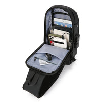 Men's Multifunction Anti - theft USB Shoulder Bag Man Crossbody Cross Body Travel Sling Chest Bags Pack Messenger Pack for Male - Chic Cart