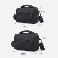 Camera Bag Case Canvas Compatible for Nikon Canon Sony DSLR/SLR Mirrorless Camera Camera Shoulder Messenger Bag for Men/Women - Chic Cart