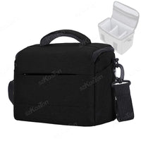 Camera Bag Case Canvas Compatible for Nikon Canon Sony DSLR/SLR Mirrorless Camera Camera Shoulder Messenger Bag for Men/Women - Chic Cart