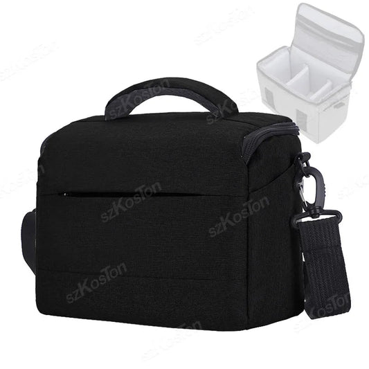 Camera Bag Case Canvas Compatible for Nikon Canon Sony DSLR/SLR Mirrorless Camera Camera Shoulder Messenger Bag for Men/Women - Chic Cart