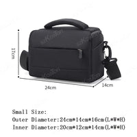 Camera Bag Case Canvas Compatible for Nikon Canon Sony DSLR/SLR Mirrorless Camera Camera Shoulder Messenger Bag for Men/Women - Chic Cart