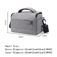 Camera Bag Case Canvas Compatible for Nikon Canon Sony DSLR/SLR Mirrorless Camera Camera Shoulder Messenger Bag for Men/Women - Chic Cart