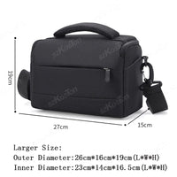 Camera Bag Case Canvas Compatible for Nikon Canon Sony DSLR/SLR Mirrorless Camera Camera Shoulder Messenger Bag for Men/Women - Chic Cart