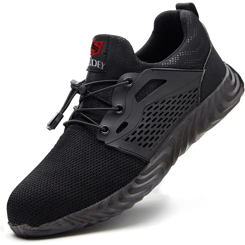 SUADEX Steel Toe Sneakers for Men Women Indestructible Work Shoes Lightweight Comfortable Safety Boots Shoes for Construction - Chic Cart