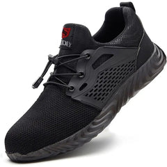 SUADEX Steel Toe Sneakers for Men Women Indestructible Work Shoes Lightweight Comfortable Safety Boots Shoes for Construction - Chic Cart