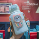 GIANXI Children Thermos Mug Stainless Steel Leak - Proof Vacuum Flask With Straw Cartoon Thermal Water Bottle Thermocup Drinkware - Chic Cart