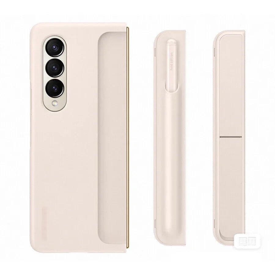 For Samsung Z Fold5 4 Mobile Phone Case Folding Screen Stand Pen Slot 2 in 1 Pen Case Film Full Cover Protective Cover - Chic Cart