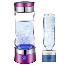 420ml Hydrogen-rich Water Bottle DuPont SPE/PEM 1400mAh+4000mAh Hydrogen Generator UV Sterilization Electrolytic H2 Water Cup - Chic Cart 