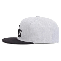 Unisex I 'M THE BOSS Letter Embroidery Hip - hop Hats Outdoor Adjustable Casual Baseball Caps Sunscreen Hat - Chic Cart