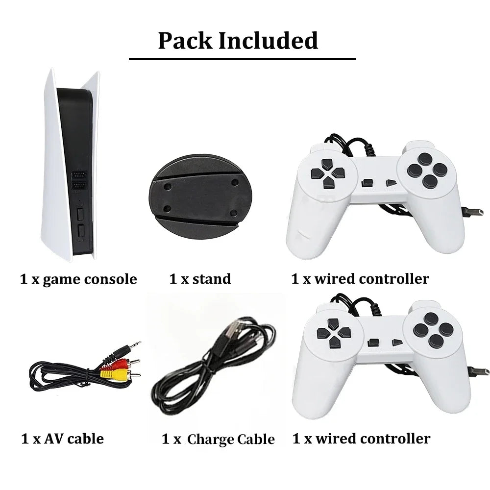 GS5 Game Station Retro Controller Handheld Game Player 200 Classic Games AV Output TV Gaming Console - Chic Cart