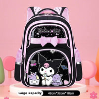 Kuromi Girls Anime Waterproof Backpack, Large Capacity & Durable Melody School Bag, Multiple Pockets, Travel Outdoor Casual Bag - Chic Cart