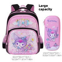 Kuromi Girls Anime Waterproof Backpack, Large Capacity & Durable Melody School Bag, Multiple Pockets, Travel Outdoor Casual Bag - Chic Cart