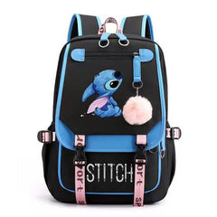 Sanrio Kuromi Mymelody Waterproof Backpack, Cute Cartoon Large Capacity School Bag, Fashionable Casual Daypack, Multiple Pockets - Chic Cart 