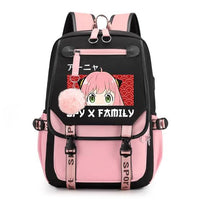 Sanrio Kuromi Mymelody Waterproof Backpack, Cute Cartoon Large Capacity School Bag, Fashionable Casual Daypack, Multiple Pockets - Chic Cart 