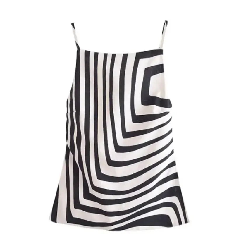 Women Fashion Solid Lace Up Backless Camisole Vintage Thin Straps Square Collar Female Chic Lady Tops - Chic Cart