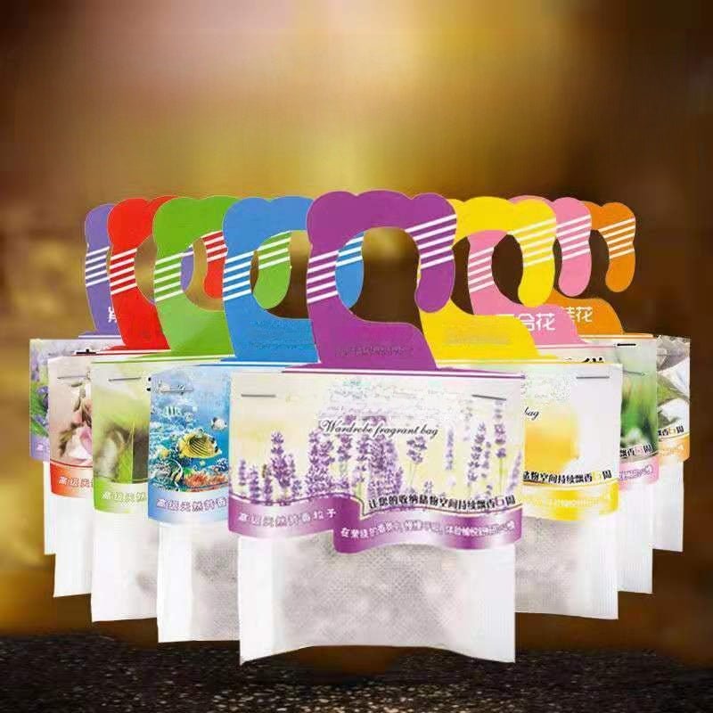 Lavender Sachet Wardrobe Sachet Long - Lasting Fragrance Room Dehumidification Small Deodorant Mildew Removal Fresh Bedroom Room - Chic Cart