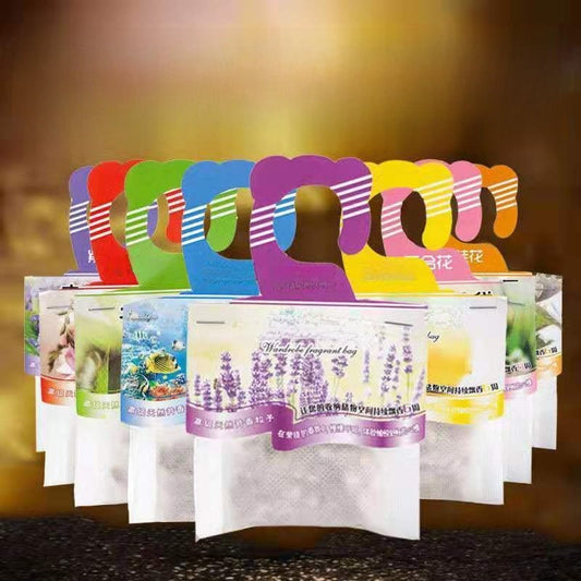 Lavender Sachet Wardrobe Sachet Long - Lasting Fragrance Room Dehumidification Small Deodorant Mildew Removal Fresh Bedroom Room - Chic Cart