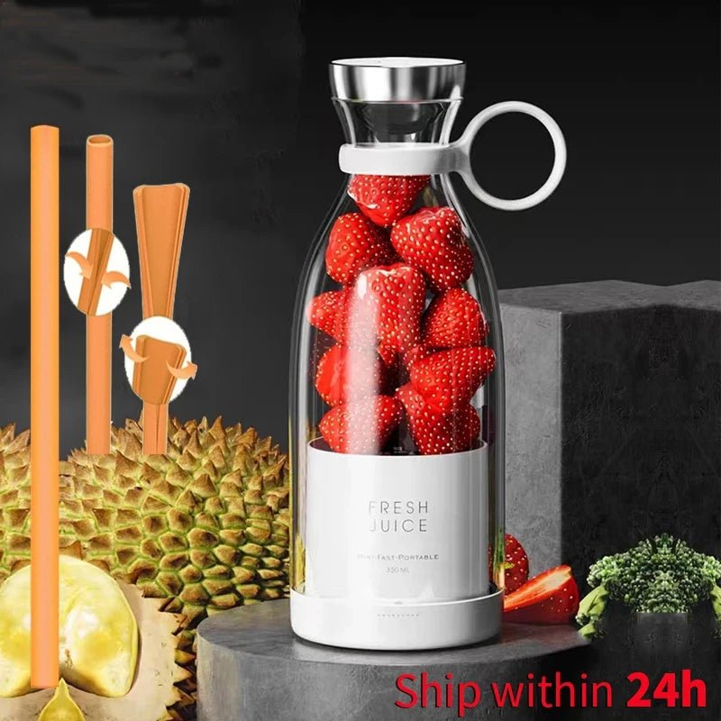Mini Juicers Portable Electric Juicer Blender Usb Fruit Mixers Fruit Food Milkshake Multifunction Juice Maker Machine - Chic Cart