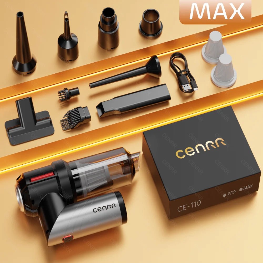 CENRR 998000PA Car Vacuum Cleaner Strong Suction Powerful Handheld Wireless Vacuum Cleaner Mini Blower for Home Appliance - Chic Cart