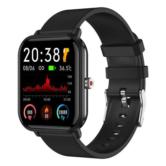 LIGE 2024 New Q9 Pro Smart Watch Body Temperature Monitor Music Control Sports Waterproof Smart Watch for Men Women Smartwatch - Chic Cart