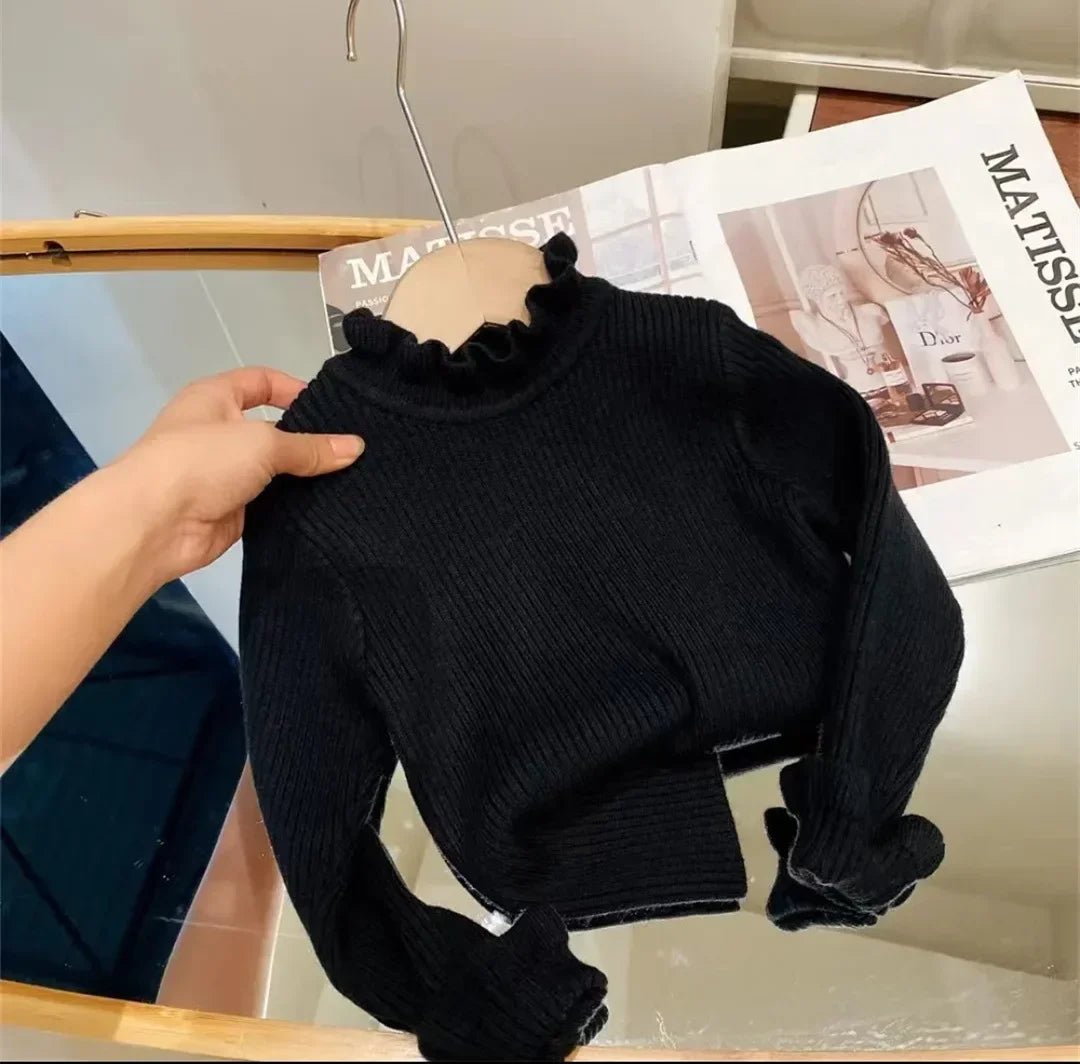 Toddler Knit Sweater Newborn Knitwear 0 - 7Y Autumn New Baby Boys Girls Clothes Baby Sweater Long Sleeve Cotton Baby Pullover Tops - Chic Cart