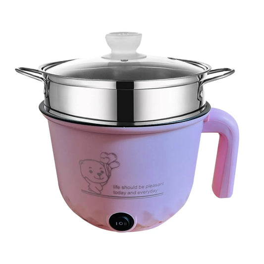 Electric Hot Pot Nonstick 1.8L Kitchen Cooking Appliances for Eggs Fry Ramen - Chic Cart