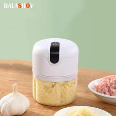 Mini Electric Mixers Kitchen Food Processor Garlic Chopper Vegetable Chili Chopper USB Home Masher Machine Kitchen Gadgets - Chic Cart