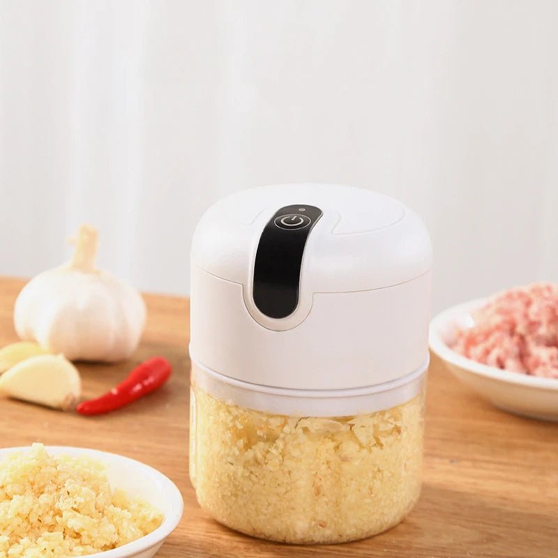 Mini Electric Mixers Kitchen Food Processor Garlic Chopper Vegetable Chili Chopper USB Home Masher Machine Kitchen Gadgets - Chic Cart