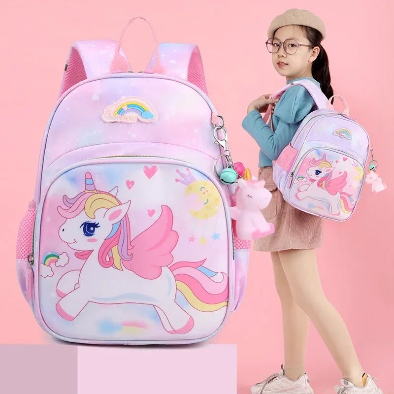 New Unicorn Backpack For Girls Cartoon Pink Princess School Bags Kids Satchels Kindergarten Bookbag Mochila Infantil Escolar - Chic Cart