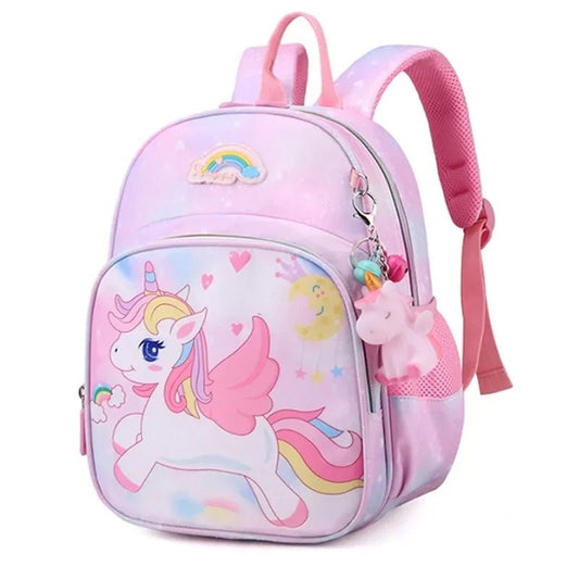 New Unicorn Backpack For Girls Cartoon Pink Princess School Bags Kids Satchels Kindergarten Bookbag Mochila Infantil Escolar - Chic Cart