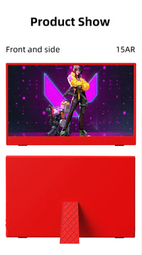 ZSUS 15.6 - Inch 1080P Portable Monitor 1920*1080 For Laptop XBox PS4/ 5 Switch Cell Phone PC Extension Mobile Mointor - Chic Cart