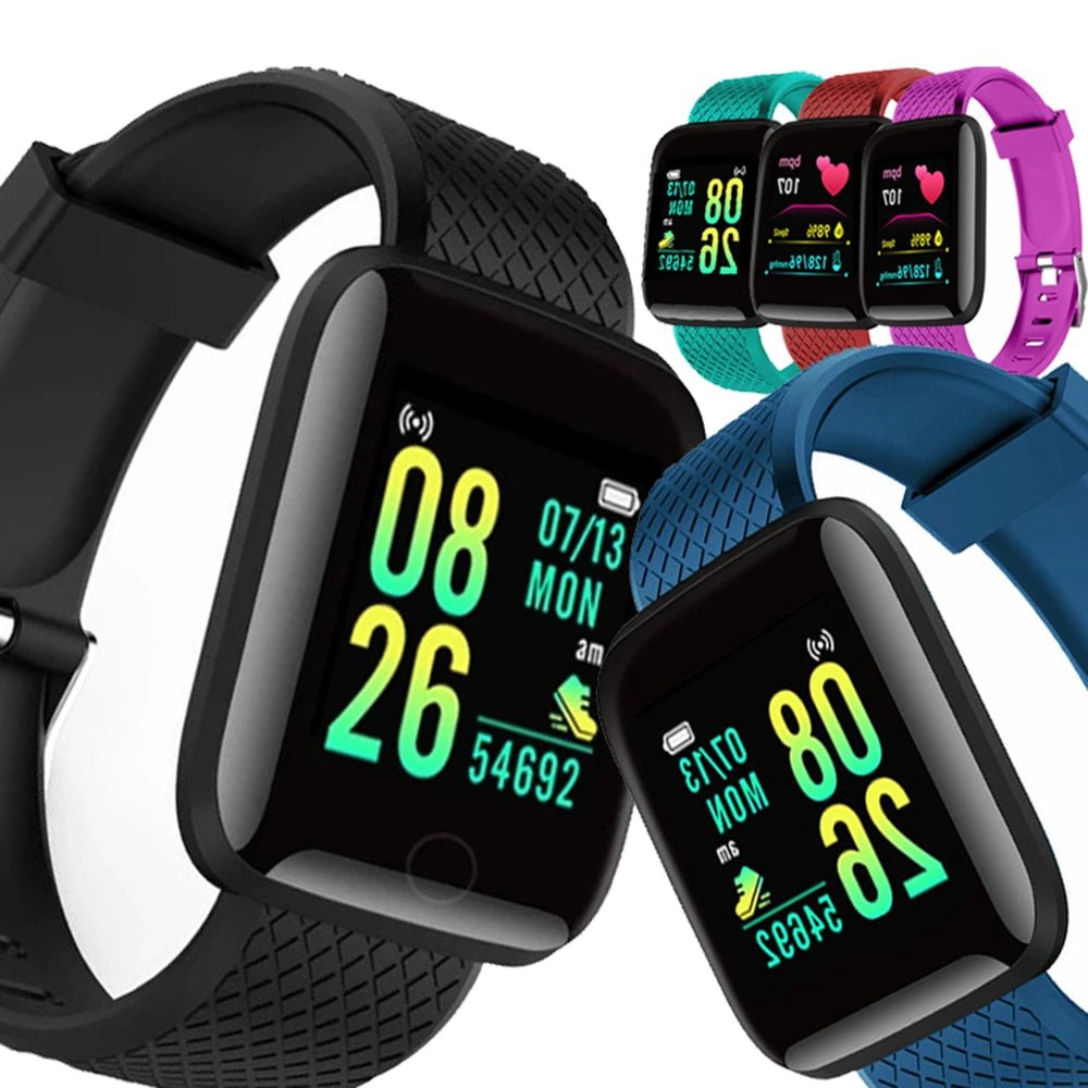 GPS Fitness Heart Rate Monitor Activity Tracker Waterproof Sleep Tracker Sport Bracelet Pedometer Step Calories Kids Smart Watch - Chic Cart