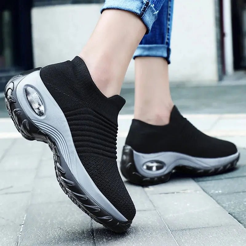 Hypersoft Sneakers Women 2024 Orthopedic Sneakers for Women Platform White Black Red Walking Shoes Women Women Casual Shoes - Chic Cart