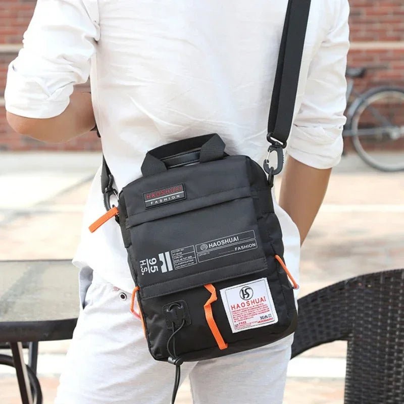 2025 New Shoulder Messenger Bag Casual Men's Bag Portable Briefcase Nylon Waterproof Outdoor Bag Man Messenger Bags Handbags - Chic Cart