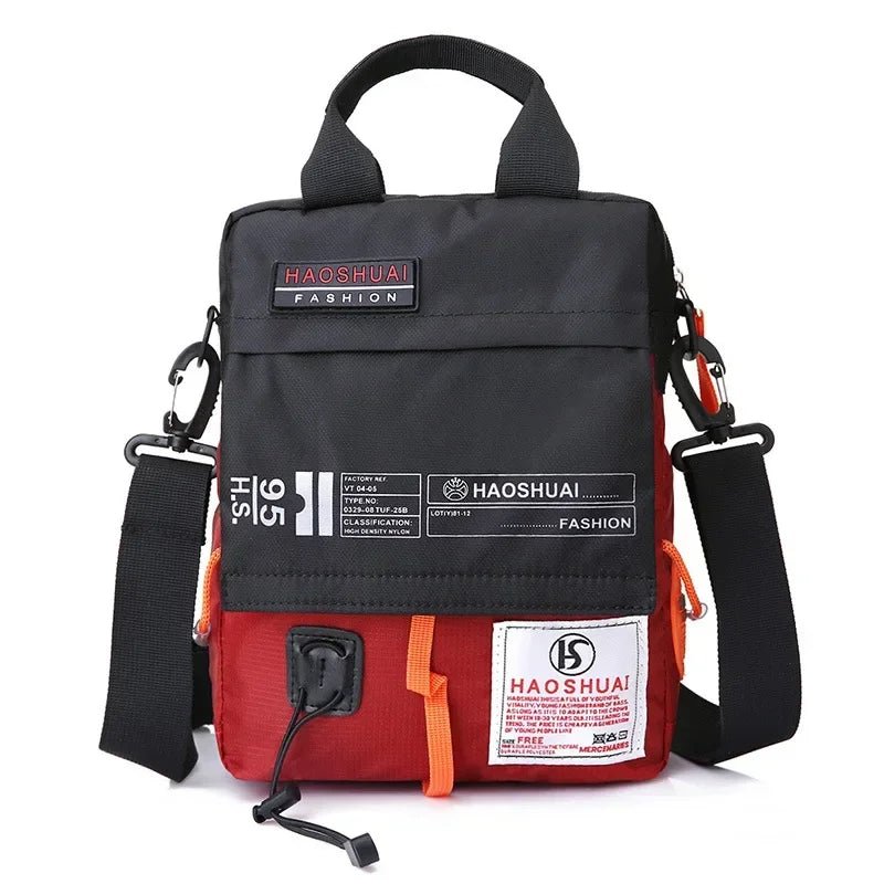 2025 New Shoulder Messenger Bag Casual Men's Bag Portable Briefcase Nylon Waterproof Outdoor Bag Man Messenger Bags Handbags - Chic Cart