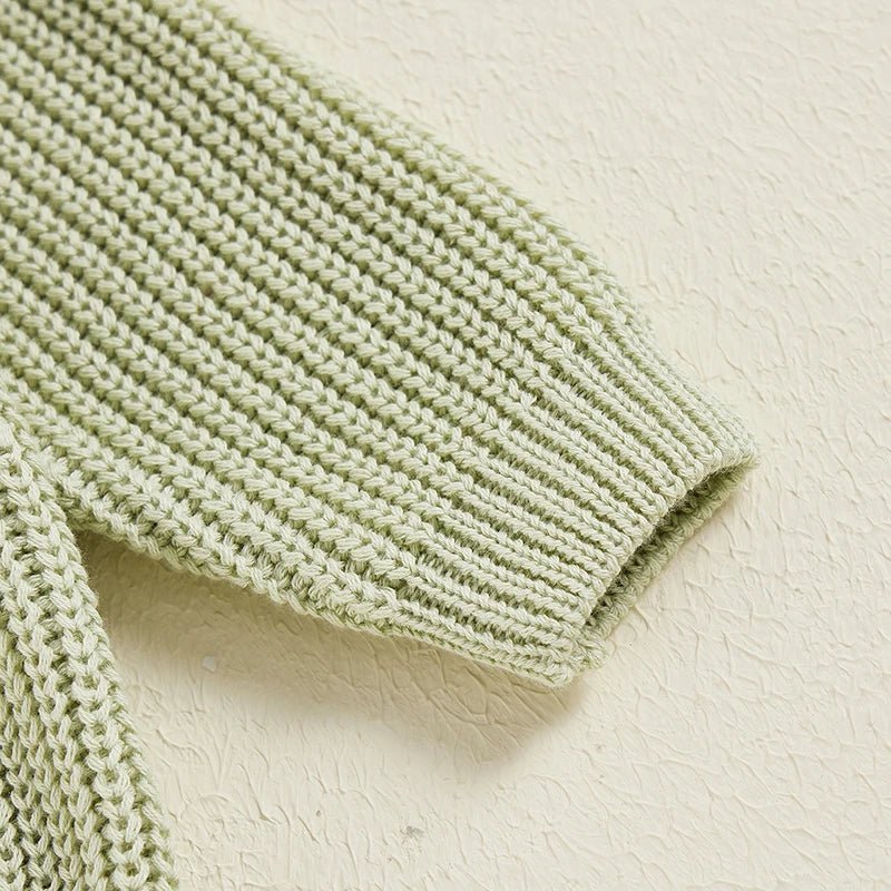 0 - 5Yrs Baby Boys Girls Knit Sweater Clothes 2024 New Toddler Infant Newborn Knitwear Soft Spring Long Sleeve Baby Pullover Tops - Chic Cart