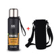 UPORS Large Capacity Stainless Steel Thermos Portable Vacuum Flask Insulated Tumbler with Rope Thermo Bottle 500/700/1000/1500ml - Chic Cart