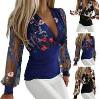 Women's Sexy Off Shoulder Top Autumn Slanted Collar Long Sleeved T Shirt Sequined Solid Color Party Blouse