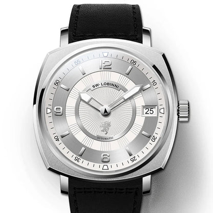 Lobinni Square watch Mechanical Limited Edition Seagull Men's Automatic часы механика мужские pagani Design relogio masculino - Chic Cart