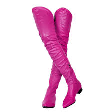 2025 women's new towel velvet high-heeled long boots for autumn winter pointed thick heels fashion boots over the knee long boot - Chic Cart 